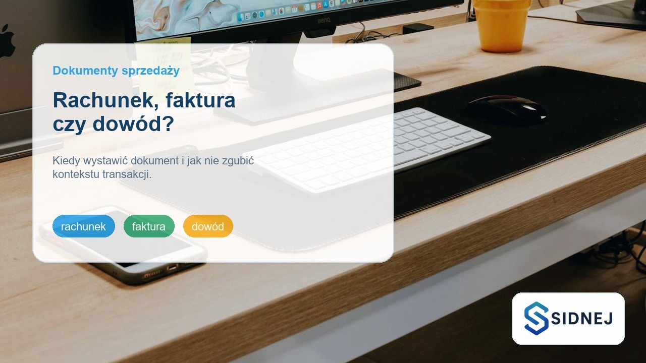 Rachunek, faktura lub dowód sprzedaży
