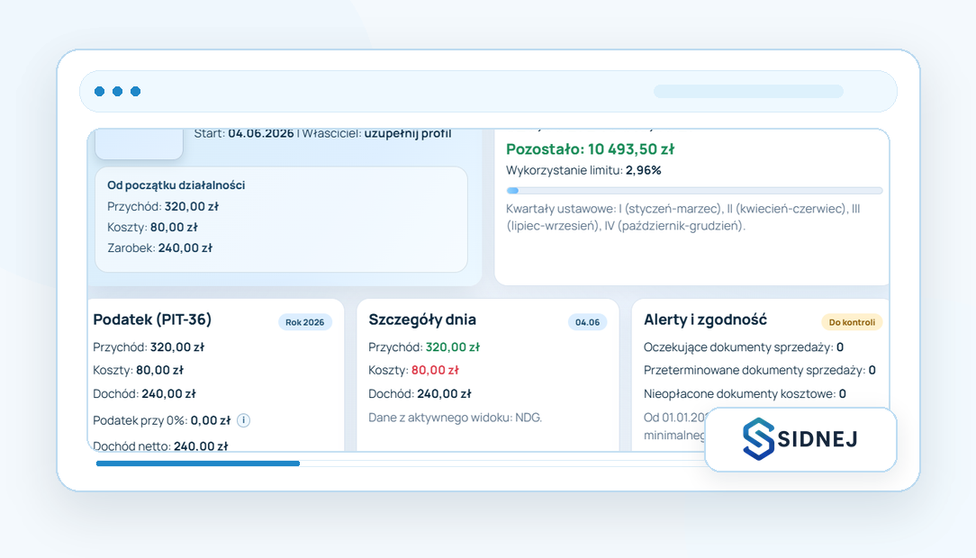 Poradnik aplikacji Sidnej